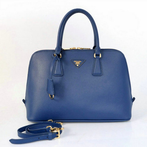 2016 Prada Saffiano Lux Top Handle Borse BL0837 pelle blu