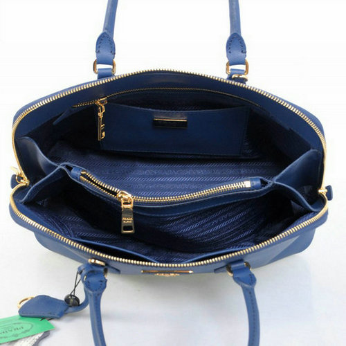 2016 Prada Saffiano Lux Top Handle Borse BL0837 pelle blu