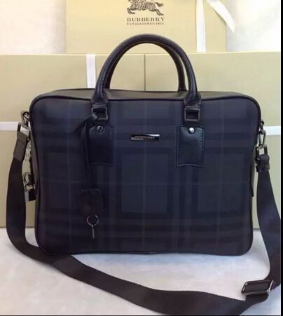 burberry scacchi nero tela valigetta MGL44062