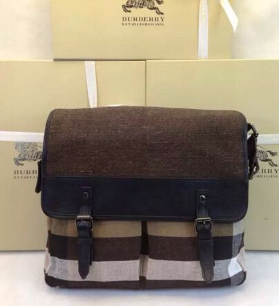 burberry plaid stoffa originale di canapa