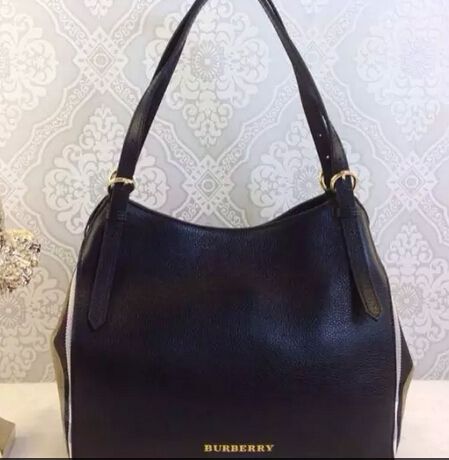 BURBERRY vitello Pi Tuote pacchetto Nero MG39062