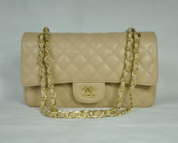 Chanel 2.55 Quilted Flap Bag 1112 Apricot with Gold Hardware