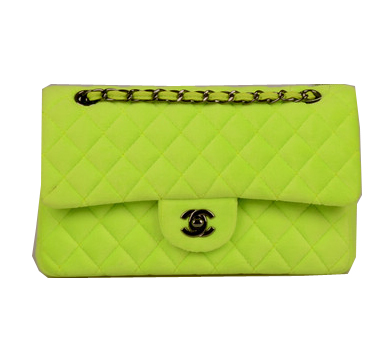 Chanel 2.55 Series Classic Flap Bag Velvet CF1112 Green