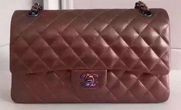 Chanel 2.55 Series Flap Bag Original Deer Leather A1112 Bronze