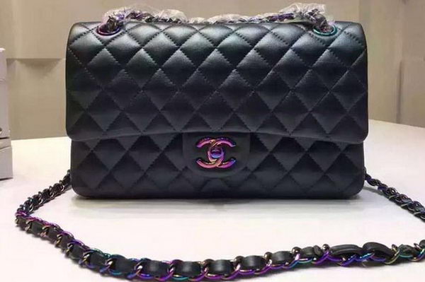 Chanel 2.55 Series Flap Bag Original Deer Leather A1112 Deep Green