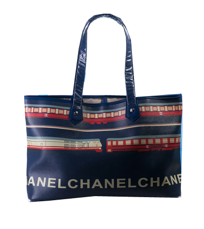 Chanel Grainy Leather Tote Bag CHA6010 Blue