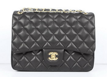 Chanel Jumbo Quilted Flap Bag A58600 Black with Gold Hardware