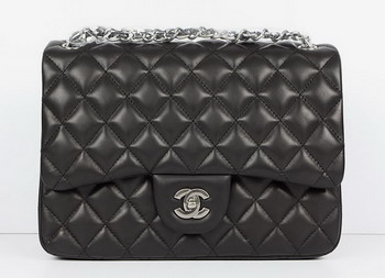 Chanel Jumbo Quilted Flap Bag A58600 Black with Silver Hardware