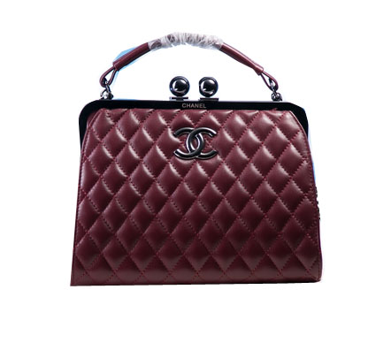 Chanel Original Leather Shoulder Bag A33816 Burgundy