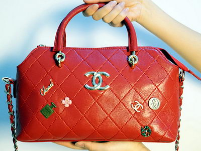 Chanel Shopper Tote Bags Sheepskin Leather CHA3619 Red