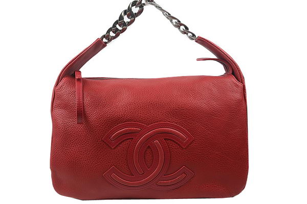 Chanel Top Original Leather Hobo Bag A92170 Red