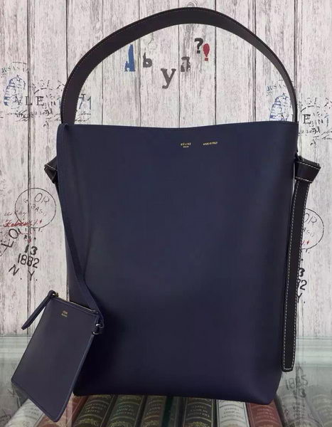 CELINE ritorto Cabas Bag C16211 Royal & Nero