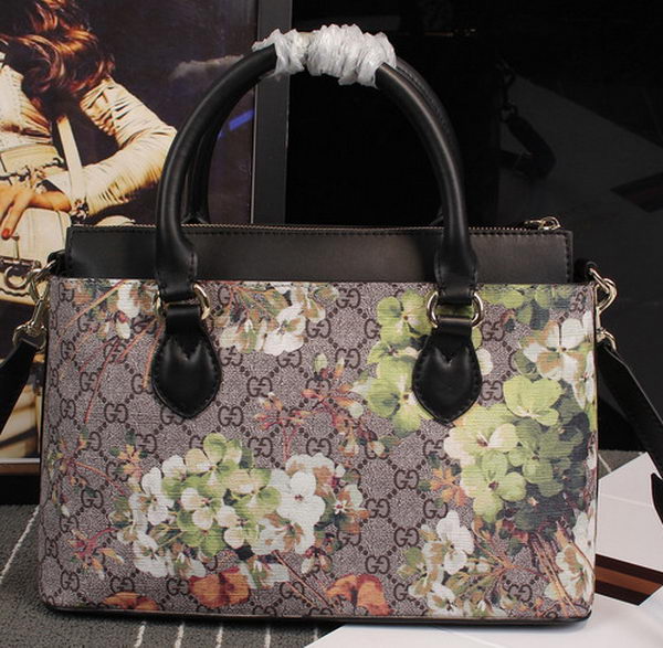 Gucci Blooms GG Supreme Tote Bag 409534 Black