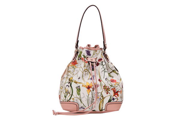 Gucci GG Drawstring Sling Shoulder Bag 179019 Pink