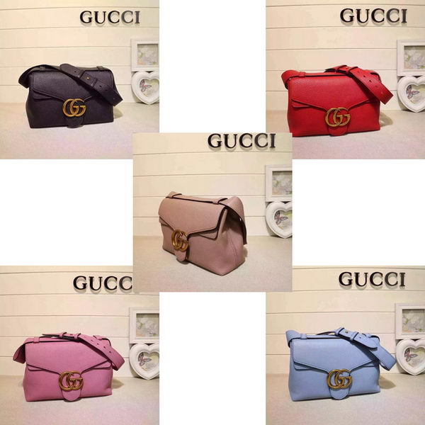 Gucci GG Marmont Leather Shoulder Bag 401173