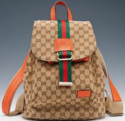 Gucci GG Plus Backpack 368589 Orange