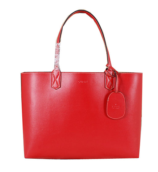 Gucci Reversible GG Leather Tote Bag 368568 Red