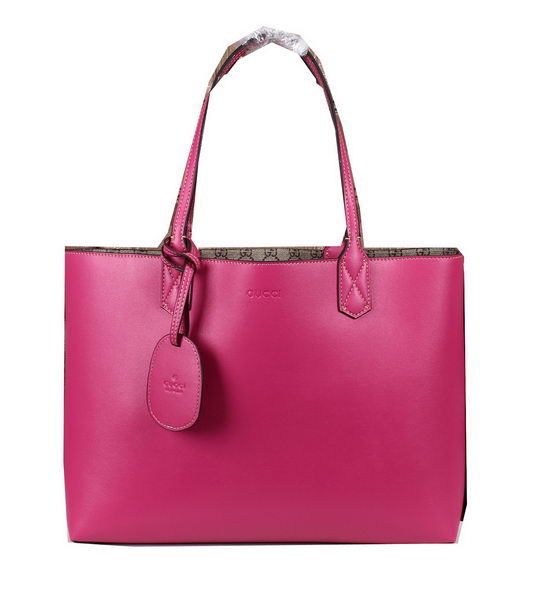 Gucci Reversible GG Leather Tote Bag 368568 Rose