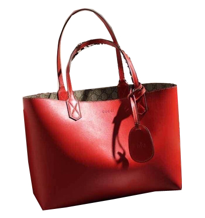 Gucci Reversible GG Leather Tote Bags 368568 Red