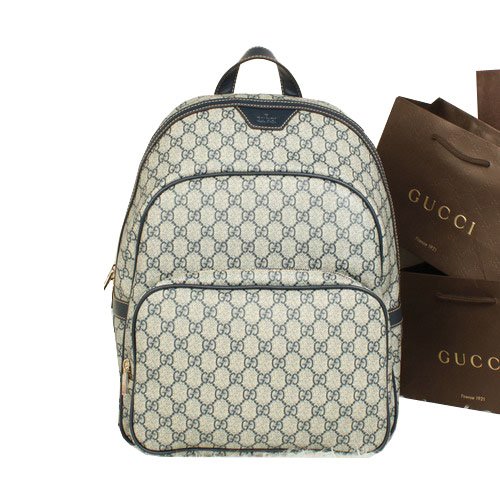 Gucci Supreme Canvas Backpack 322069 Blue