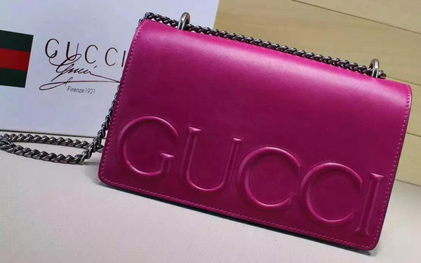 Gucci XL Calfskin Leather mini Bag 421850 Rose