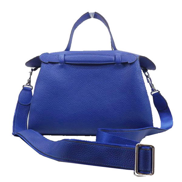 Hermes Oxer Top Handle Messenger Bag H8096 Blue