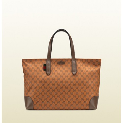 Arancione Originale Gg Tela Tote Shop Online Italia