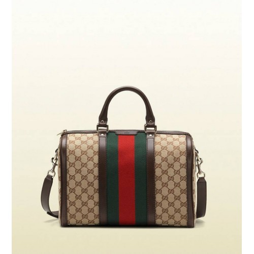 Gucci Annata Tela Boston Borsa Outlet Sicilia