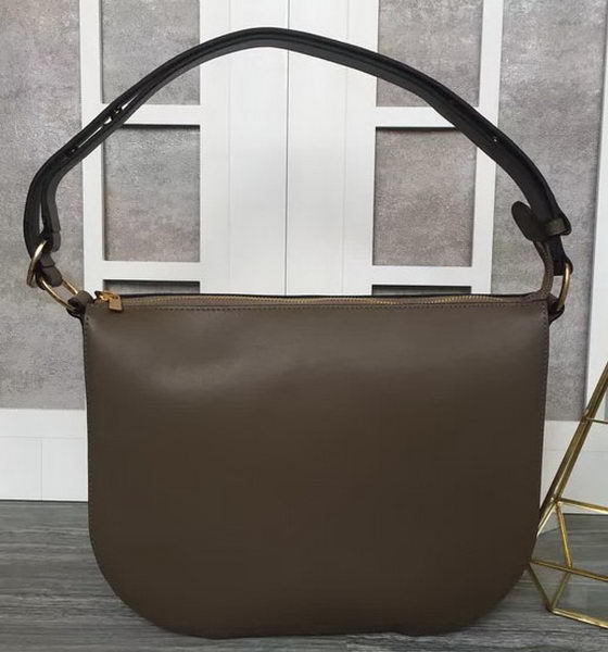 CELINE Medium Saddle Bag in Original Leather C28835 Khaki