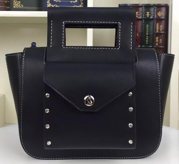 CELINE Square Handbag Original Leather C28832 Black