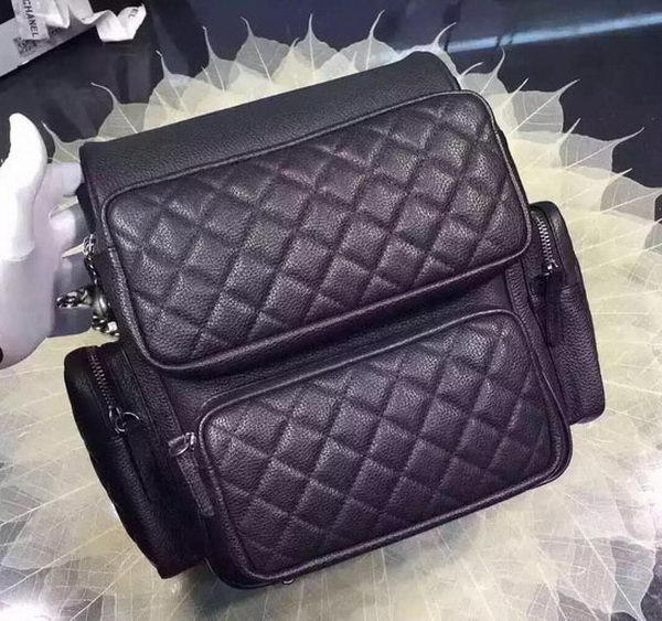 Chanel Backpack Original Calfskin Leather A33598 Black