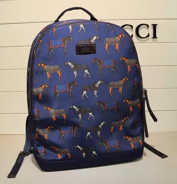 Gucci Backpack Horse Print 353476 Blue