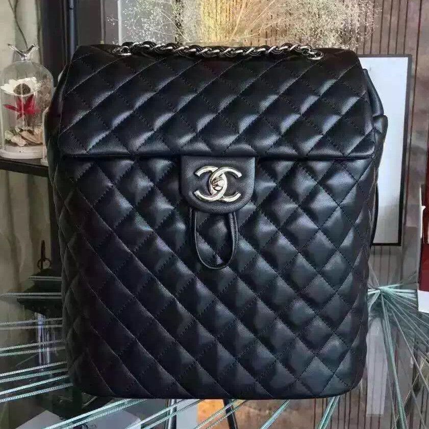 Chanel LAMBSKIN ZAINO A91121 NERO