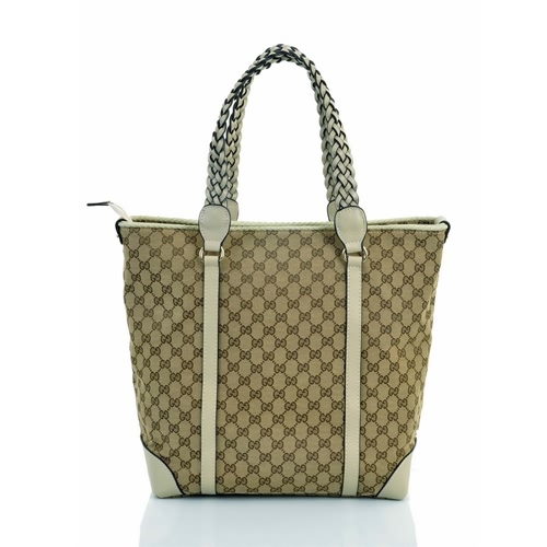 Gucci Borse 2016 Nuovo Arrivo Canvas Beige migliore qualità NCUXM9722592