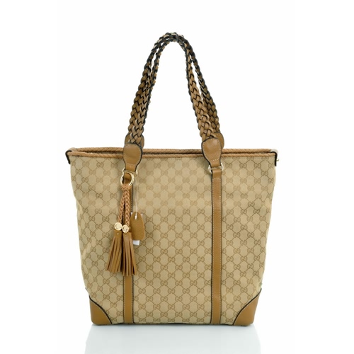 Gucci Borse 2016 Nuovo Arrivo Canvas Marrone - gucci borsa shopping - JCWPP2976388