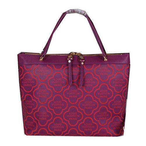 Louis Vuitton in pelle di vitello Bastille MM Tote Bags M40100 Viola