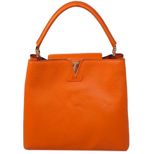 LOUIS VUITTON M48872 CAPUCINES BAG MM ARANCIO