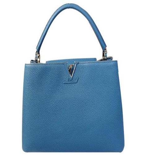 LOUIS VUITTON M48868 CAPUCINES BAG MM BLU