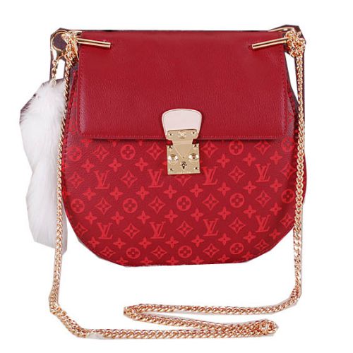 Louis Vuitton a tracolla in pelle originale Bag M94118 Borgogna