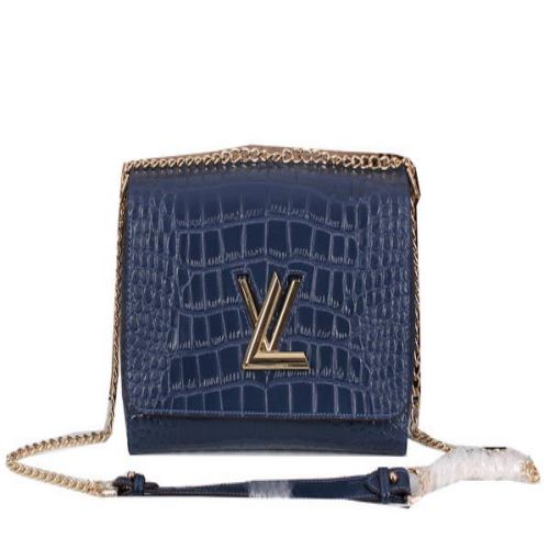 Louis Vuitton Catena Louise Borsa a tracolla in pelle Croco M41959 Reale