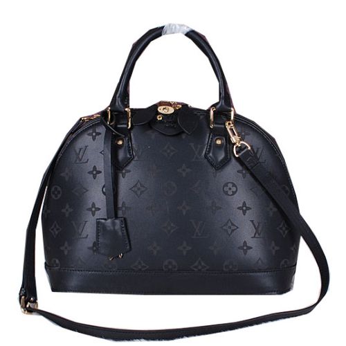 Louis Vuitton in pelle originale Alma Bag M68000 Nero