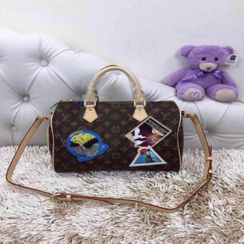 Louis Vuitton Monogram Canvas Cindy Sherman Speedy 30 Bag M40281