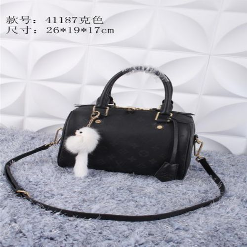 Louis Vuitton in pelle granulosa Speedy 26 M41187 Nero