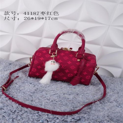 Louis Vuitton in pelle granulosa Speedy 26 M41187 Marrone