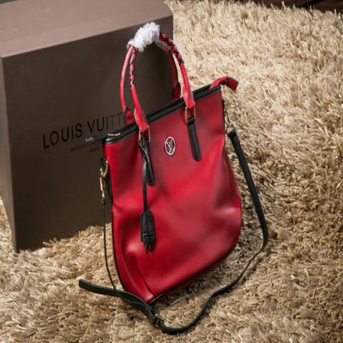 Louis Vuitton Cruise 2015 Pelle Liscia Borsa M96288 rosso