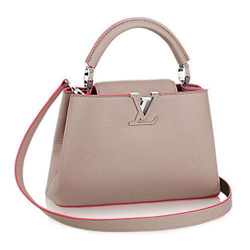 Louis Vuitton 2015 Capucines BB M94688 Galet Litchi