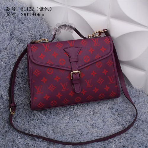 Louis Vuitton litchi in pelle GERMAIN Bag M51122 Viola