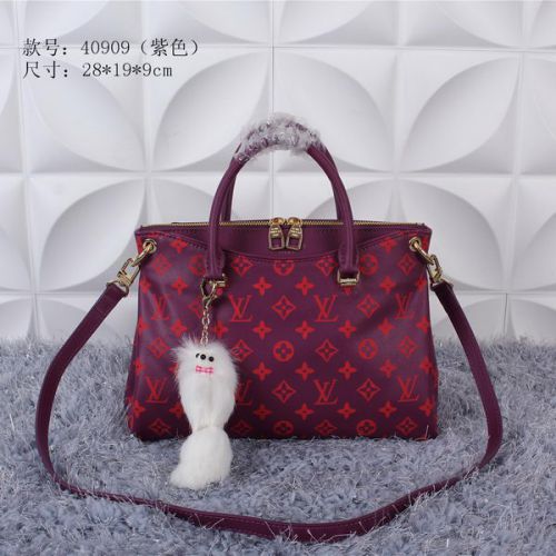 Louis Vuitton in pelle Litchi Pallas Cerise Bag M40909 Viola