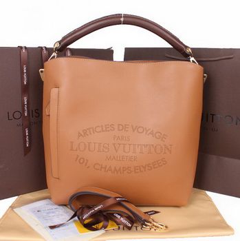 LV 2014 SS Veau Soie in pelle Borseatelle M94354 nocciola