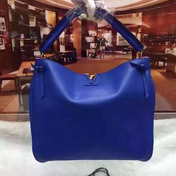 Louis Vuitton in pelle di vitello Tournon Hobo Borse M50541 Blu